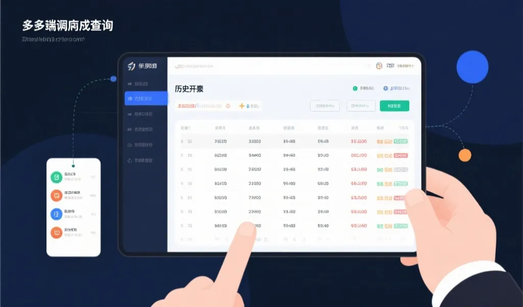 用户在数据可视化平台高效查询历史开奖记录